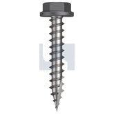 Hobsons - #10-12 x 30 Basalt - Cl4 As3566 Type 17 Flanged Hex | Q523-Ba (Pack Of 1000)